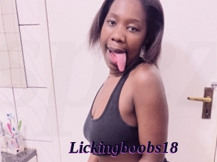 Lickingboobs18